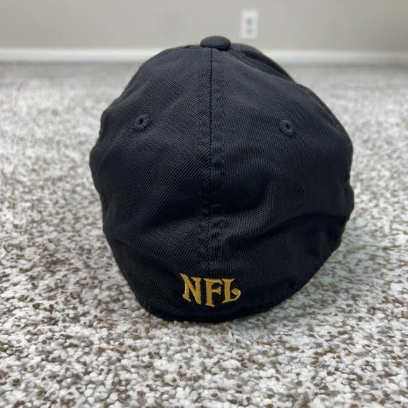 Minnesota Vikings Hat Cap Flex Mens One Size Black NFL Football Embroidered Logo - Picture 3 of 7